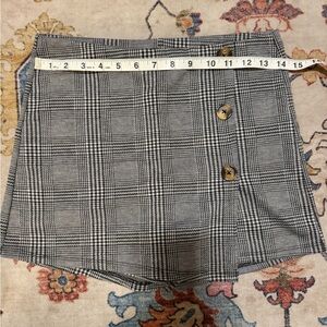 Papaya Black and Gray Patterned Shorts